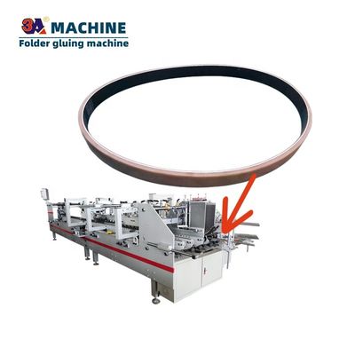 Kleine doos folder Gluer Feeder Gordel voor automatische doos vouw Gluing Machine