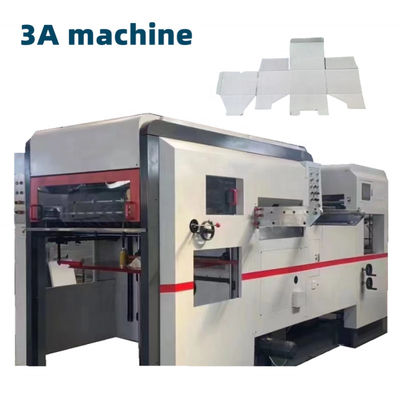 Video-uitgaande inspectie CQT-1060 Automatische platte bed creasing en die snijmachine