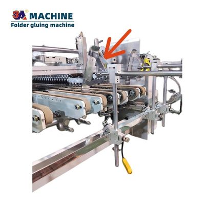 Handgestuurde doos plakmachine Onderdelen voor automatische doos vouwlijmmachine