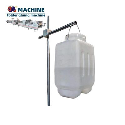 Plastic kettle box folder glueer voor het plakken van dozen in automatische doos vouwlijmmachine