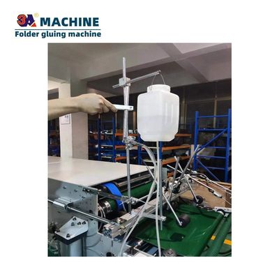Plastic kettle box folder glueer voor het plakken van dozen in automatische doos vouwlijmmachine