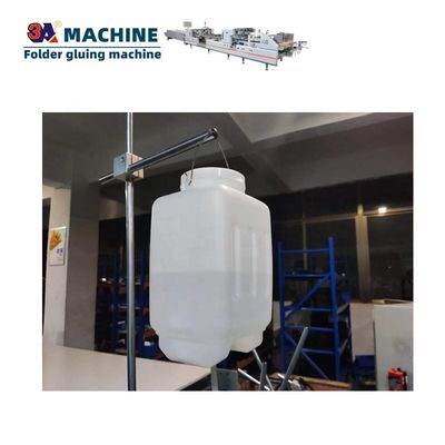 Plastic kettle box folder glueer voor het plakken van dozen in automatische doos vouwlijmmachine