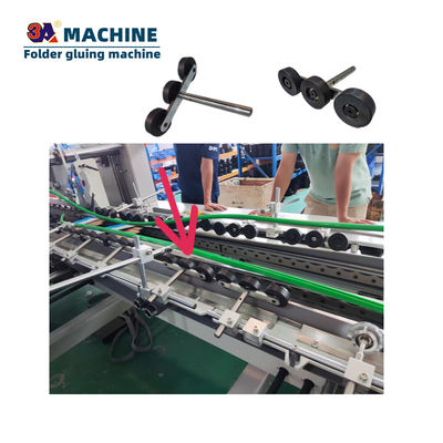 Automatische lijmmachine voor het vouwen en plakken van reserveonderdelen