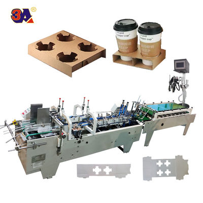 Koffiekoppelsleeve folder Gluer Machine Geschikt voor klein karton of gegolfd papier 1.5
