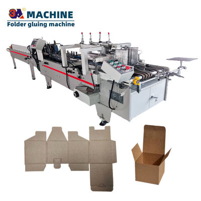 Automatische mini-golfdoosmap Gluer papiervormende machine vouwmachine
