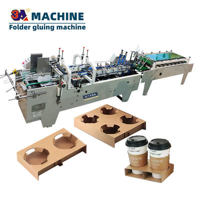Automatische mini-golfdoosmap Gluer papiervormende machine vouwmachine