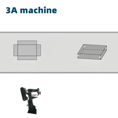 PLC Core Components CQT-TJ Handmatig Rigid Paper Box Hoek Tape Plakmachine Folder Gluer