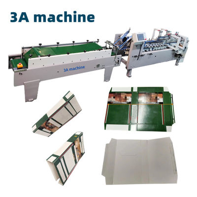 Automatische kartonnen glueermachine met hoge snelheid flexoprinter en video-feedback