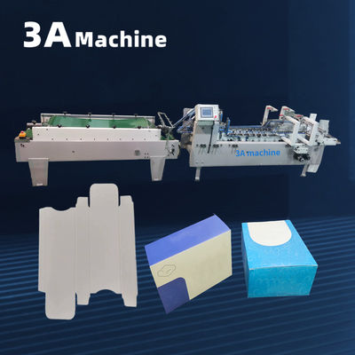 4-hoek-box-map-gluer zh700d map-gluer 1pe Mechanisch aangedreven Gewicht 1200KG