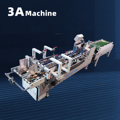 3A PLC Auto Lock Bottom Folder Glueed Machine voor de productie van presentatie folders