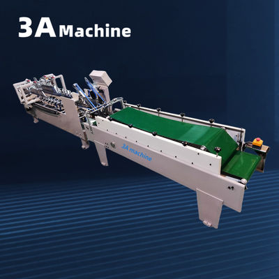 3A PLC Auto Lock Bottom Folder Glueed Machine voor de productie van presentatie folders