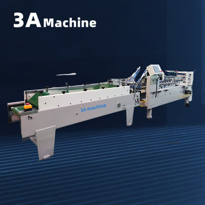 3A PLC Auto Lock Bottom Folder Glueed Machine voor de productie van presentatie folders