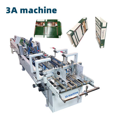3ACQ 580D kartonnen doos vouwmachine met 4,5 kW vermogen en vouwlijm reserveonderdelen