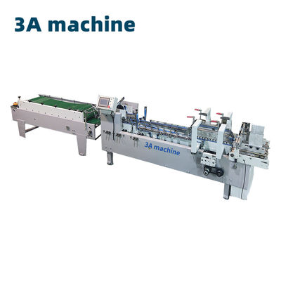 High Speed Folder Gluer Machine voor karton 250g-650g dozen Papiermateriaal