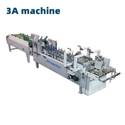 High Speed Folder Gluer Machine voor karton 250g-650g dozen Papiermateriaal