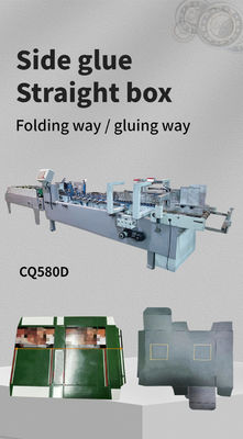 1200 KG Mechanisch aangedreven type Volledig automatische folder gluurmachine voor sigarettendoos