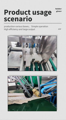 1200 KG Mechanisch aangedreven type Volledig automatische folder gluurmachine voor sigarettendoos