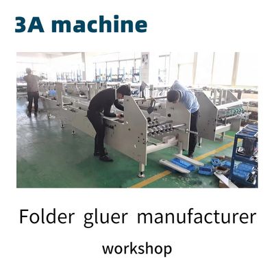 Hoge snelheid automatische vouwlijmmachine voor 1200 KG capaciteit in machineshops