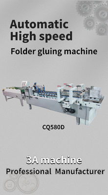 3ACQ 580D Halfautomatische pers Type Folder Gluer Machine Onderdelen voor papiermachine