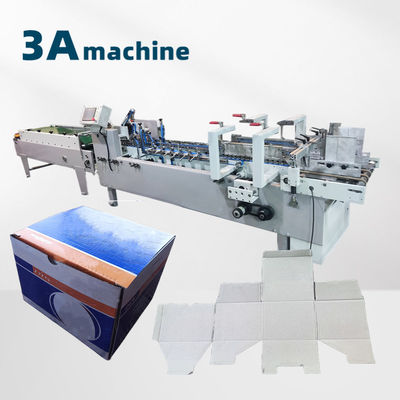 1100 Model Automatische 46 Hoek folder Gluer Press Semi Auto Folder Gluer Machine met PLC
