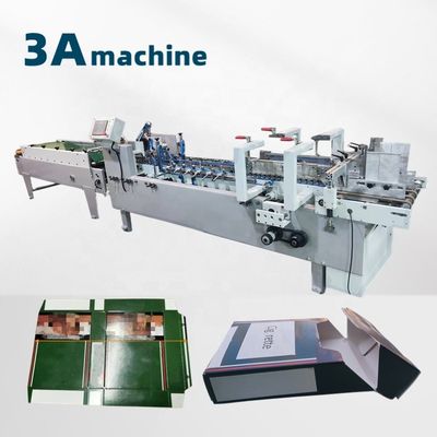 6 Hoek doos folder Gluer Machine voor semi-automatische sigaretten doos productie fabriek