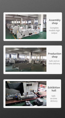 6 Hoek doos folder Gluer Machine voor semi-automatische sigaretten doos productie fabriek