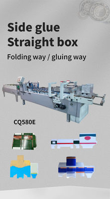 Mini PLC-gestuurde folderglueermachine voor opvouw- en lijmoplossingen voor kleine dozen