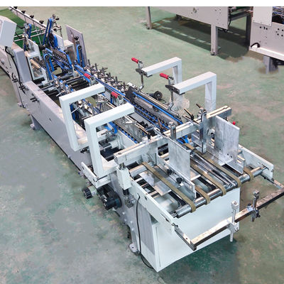 230m/min Werksnelheid Halfautomatische Gluermachine voor folderlijmen Mini Box Gluermachine voor folderlijmen