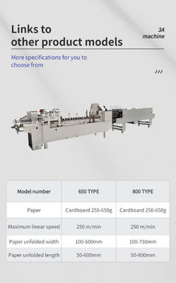 Snelheid envelop kleefmachine met 230m/min werkingssnelheid en breed papiergroottebereik