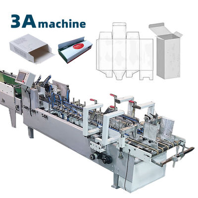 3ACQ 580E Kartonnen folder Kleefmachine zijkleef vouw voor de productie van lunchboxen