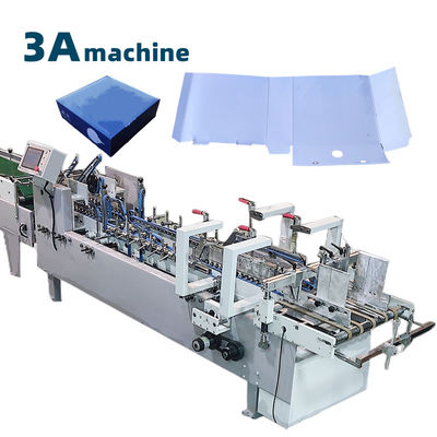 Machine voor het maken van papierdozen met buislijm en ander verpakkingsmateriaal