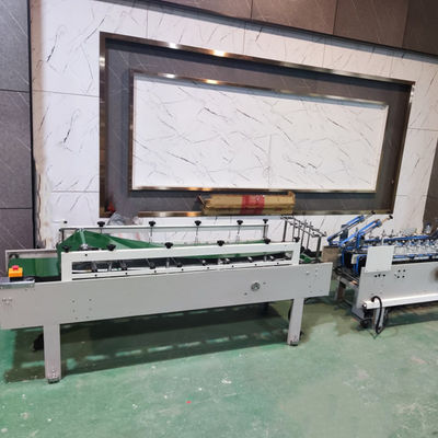 Kartonnen doos vouwmachine met optionele output afdeling en aanvullende offerte