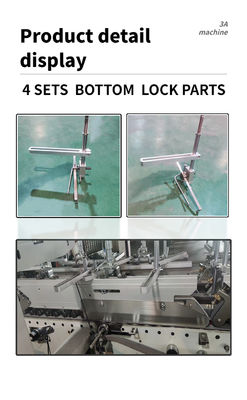 SHH800AG-2 Automatische onderste slotdoos vouwlijmmachine voor makkelijke en doosproductie