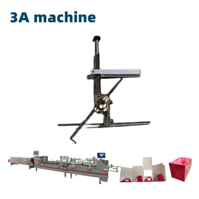 SHH800AG-2 Elektrisch aangedreven automatische bodem slot papier plakmachine folder Gluer