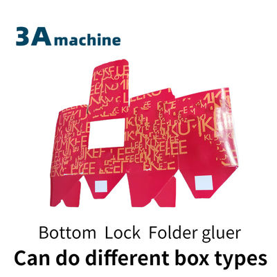 Bottom Lock en Side Glue Industrial Folder Gluer voor Fabricage Plant SHH-800AG-2