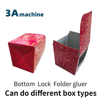 Bottom Lock en Side Glue Industrial Folder Gluer voor Fabricage Plant SHH-800AG-2