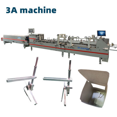 800AG-2 Automatische Bottom Lock Gluing Machine Paper Folder Gluer Machine Gemakkelijk te debuggen