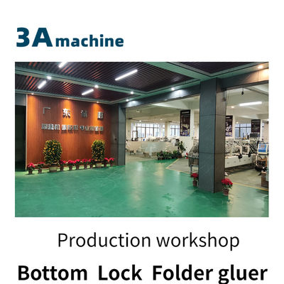 800AG-2 Automatische Bottom Lock Gluing Machine Paper Folder Gluer Machine Gemakkelijk te debuggen