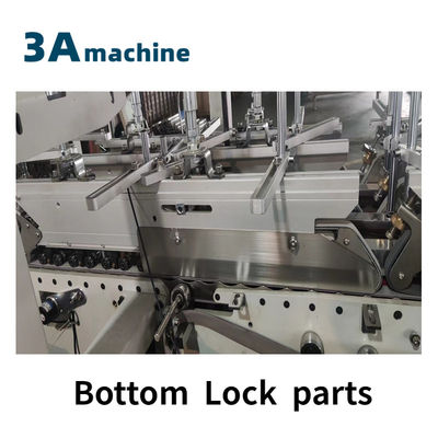 PLC-gecontroleerde SHH 800AG-2 Automatische onderste vergrendelingsdoos Kleefmachine voor eenvoudig ontfouten