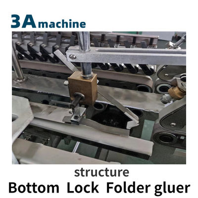 800AG-2 Automatische onderslot Semi-automatische vouwlijmmachine ES25 en klaar voor verzending