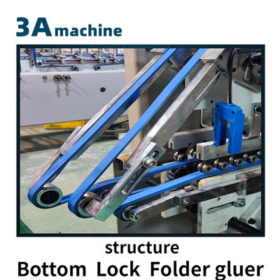 800AG-2 Automatische onderste slot folder Gluer met snelheid Flexo-printer-Folder-Gluer zh700d