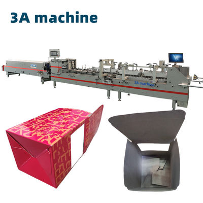 Bottom Lock en Side Glue Semi-Automatic Folder Gluer voor High Speed Paper Folding