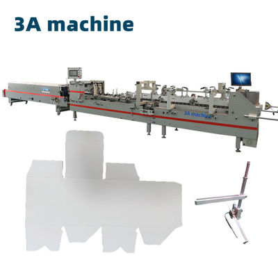 300 m/min Werksnelheid Automatische onder slot vouwdoos Kleefmachine voor voedselverpakkingen