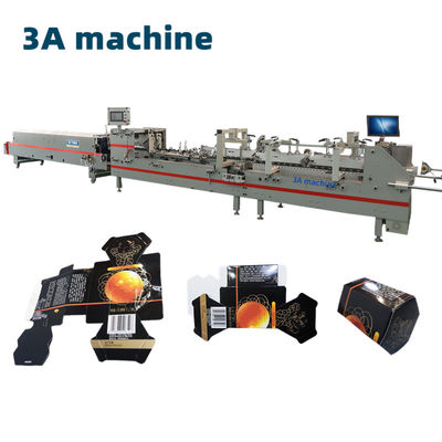 AS-800 Automatische onder slot papier vouwmachine folder Gluer Gemakkelijk te onderhouden