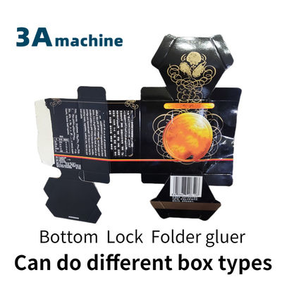 SHH 800AG-2 Automatische bodem slot koffiebeker mouw folder Gluer Machine met ontwerp