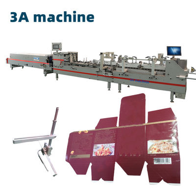 SHH 800AG-2 Automatische bodem slot Frans Fries Box Folder Gluer Machine voor papier materiaal