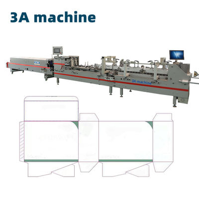 800 mm Max Size SHH 800AG-2 Automatische gegolfde Flexo Folder Gluer voor sigarettendoos