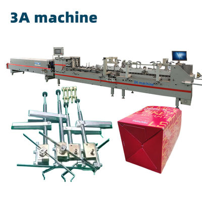 800 mm Maximale grootte Automatische onderste slotmap en lijmmachine voor karton 250g-650g