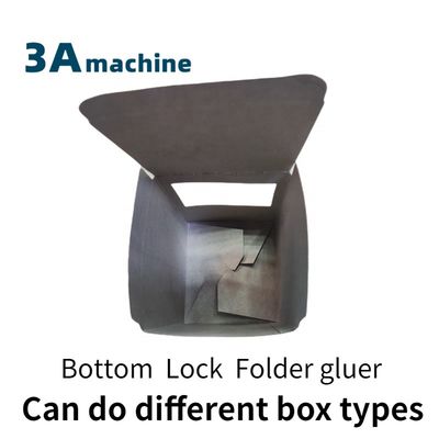 800 mm Maximale grootte Automatische onderste slotmap en lijmmachine voor karton 250g-650g