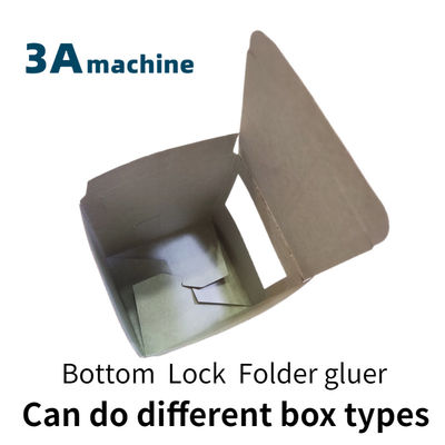 SHH 800AG-2 Automatische bodem slot Flexo Folder Gluer Perfect voor bodem vouwdozen